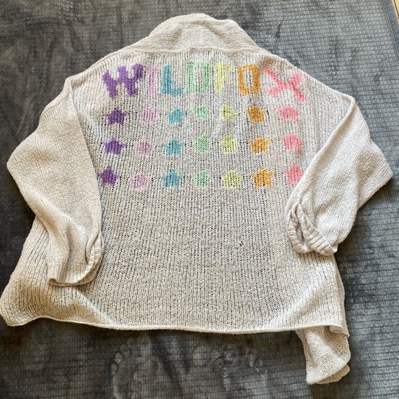 Wildfox Stars Slouch Cardigan - Picture 3 of 5